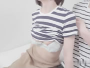 亞裔修長小情人自拍 舔乳房 摳淫穴 激情做愛