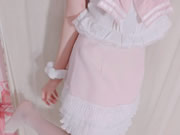 粉紅色奶頭難得一見極白虎肥穴騷女掏出奶子手指扣穴